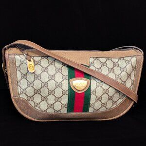 GUCCI GG Supreme Sherry Line Vtg Shoulder Bag